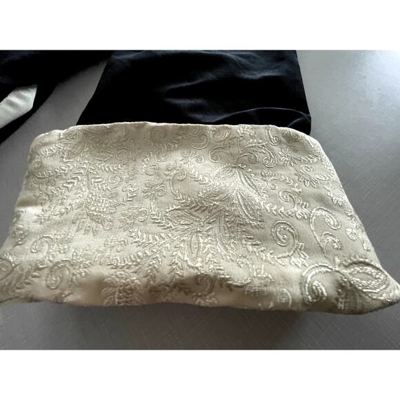 Natori Private Luxuries Sz L Velvet Robe Black Silk Maxi Luxury Elegant Glam - Picture 11 of 16